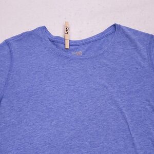 Danskin Now Casual Pullover Short Sleeve T-Shirt Youth Girls Size Large L Blue